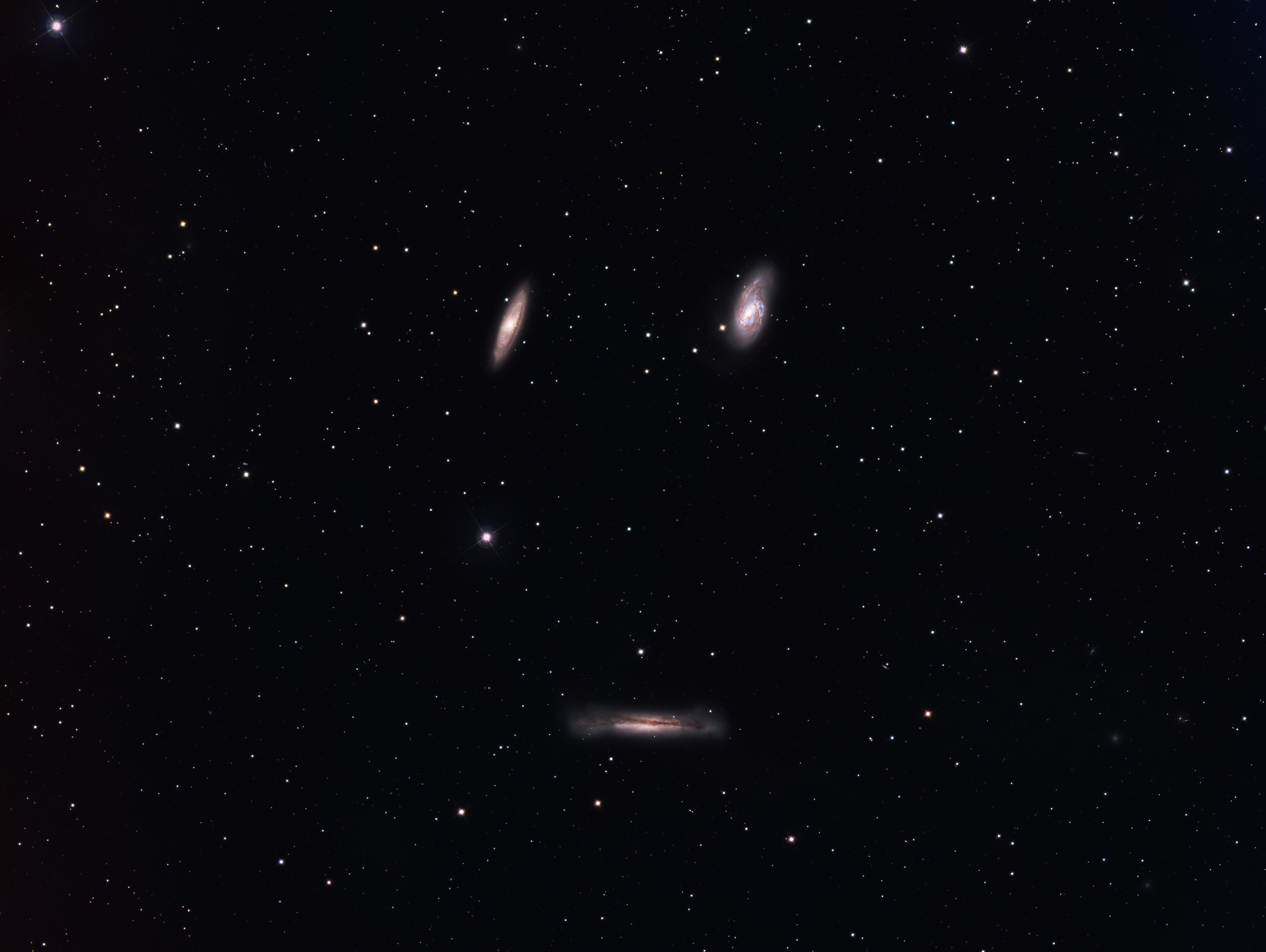The Leo Triplet